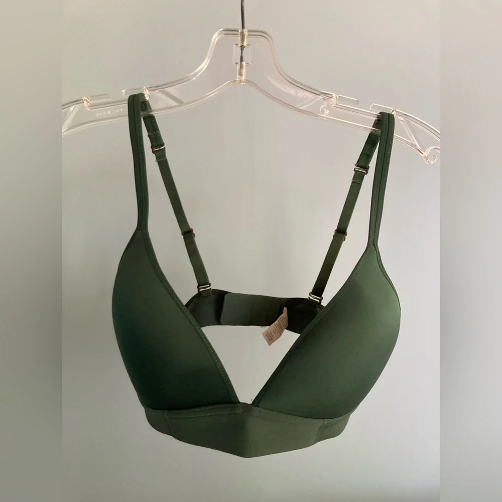 Aerie Real Me full coverage green bra size 32 C - Picture 5 of 5